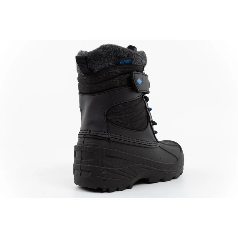 Lee Cooper Kids’ Winter Boots, Snow Boots, Black, Warm-Lined, Hook-and-Loop Fasteners