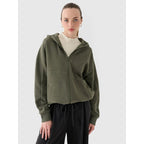 Women's sweatshirt with a hood, 4F 4FRAW24TSWSF2055-43S 4f