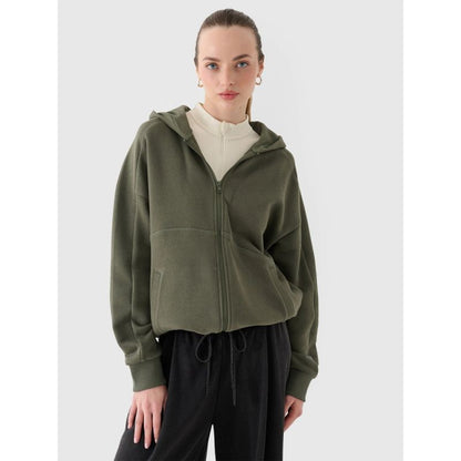 Women's sweatshirt with a hood, 4F 4FRAW24TSWSF2055-43S 4f