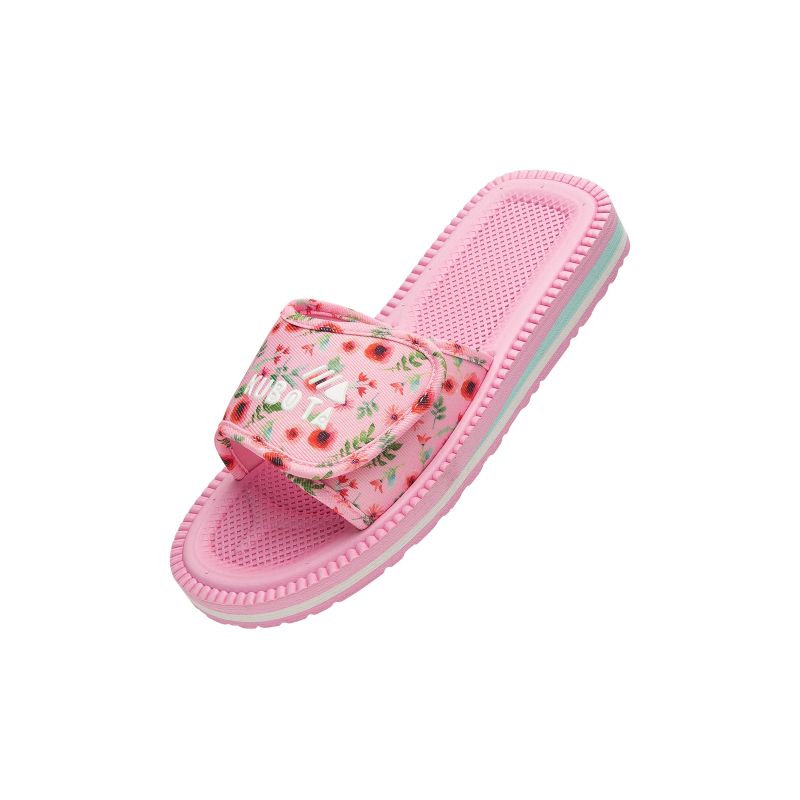 Kubota Velcro Flip Flops Multicolor Floral Pink K25SS-100-001-28-1 *Kategoria tymczasowa Your Sports Performance