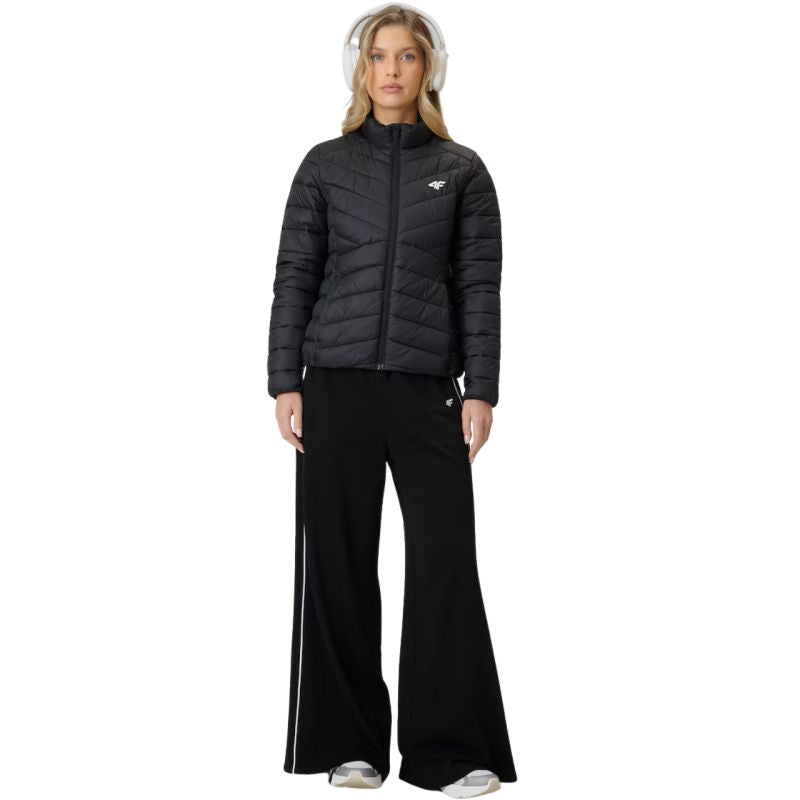 Women's jacket 4F F0855 deep black 4FWSS26TDJAF0855 20S