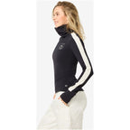 Women’s SUPER.NATURAL W BANDITO CAT ROLL NECK Long-Sleeve Top, Black