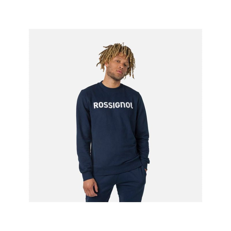 Rossignol LOGO SWEAT RN FL navy blue Import z PMSport Your Sports Performance