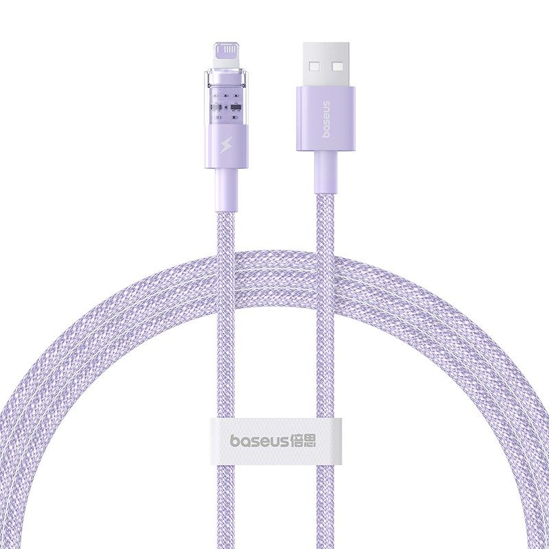 Baseus Gem 2.4A 1m Cable (Purple) In preparation Your Sports Performance