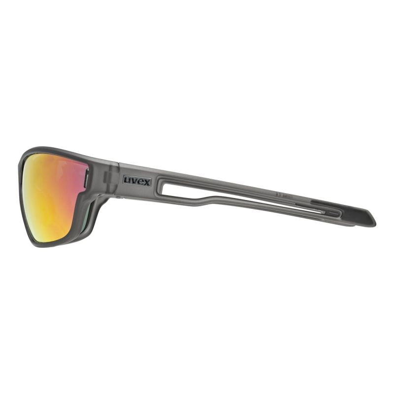 Uvex 5330872213 Unisex Sports Glasses Full Frame Gray Odzież militarna/Buty Your Sports Performance