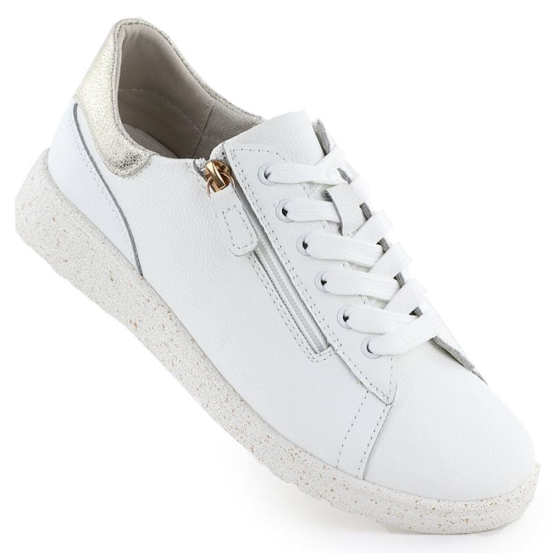 Women's white leather sneakers eVento 138 To be categorized Your Sports Performance