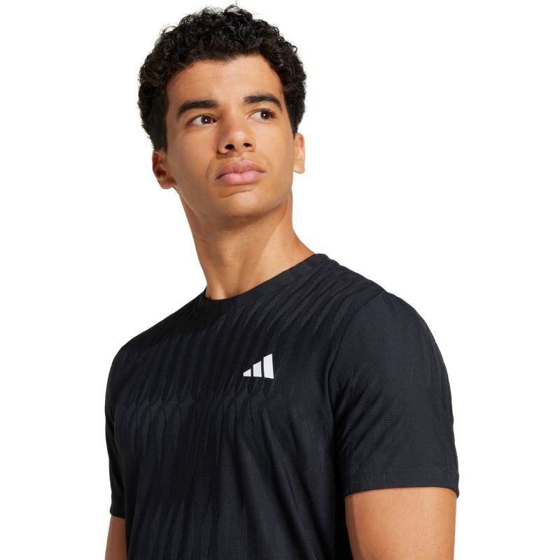 Men's adidas Tennis Climacool+ AirChill FreeLift Tee black JF8459 To be categorized Your Sports Performance
