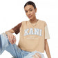 Karl Kani Serif Crop Block Tee W 6130858 Clothing/Lifestyle/T-shirts/Karl Kani Your Sports Performance