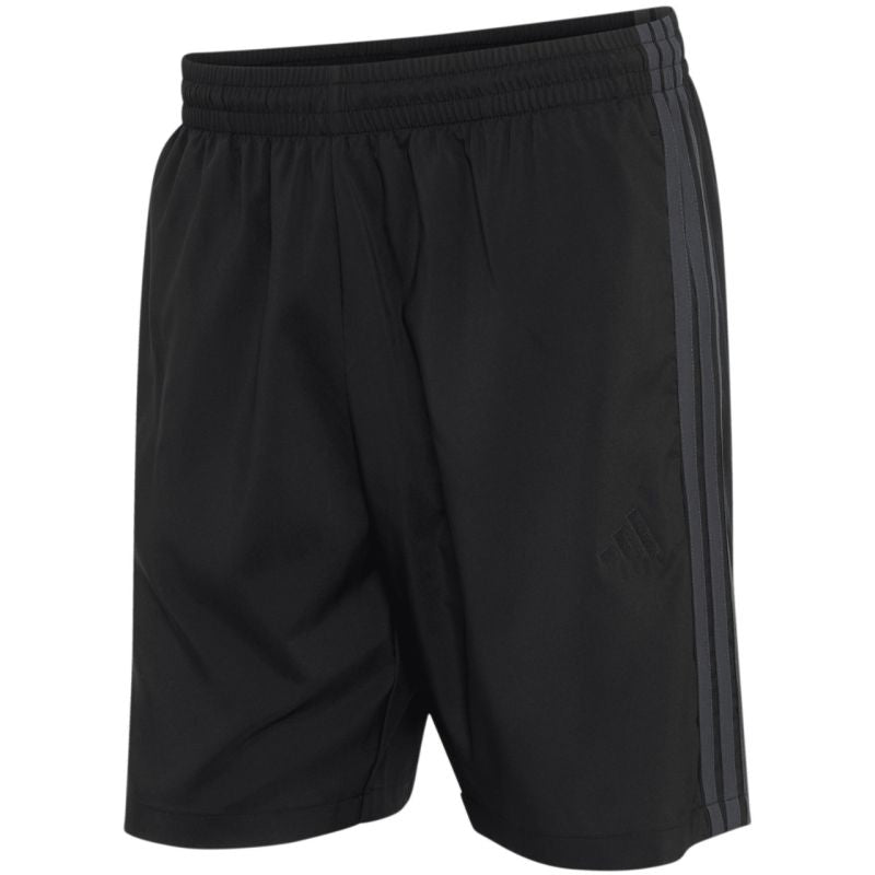Men's adidas Essentials 3-Stripes Chelsea Lite Woven Shorts Black KY4148
