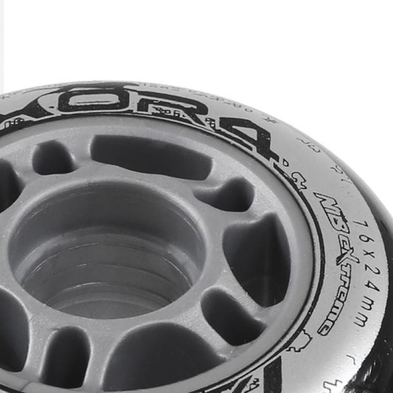 PU 76x24 82A BLACK WHEELS (4 pcs.) NILS EXTREME In preparation Your Sports Performance