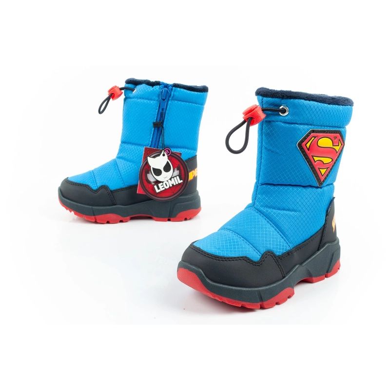 Leomil winter boots Superman children's snow boots warm for a boy Leomil