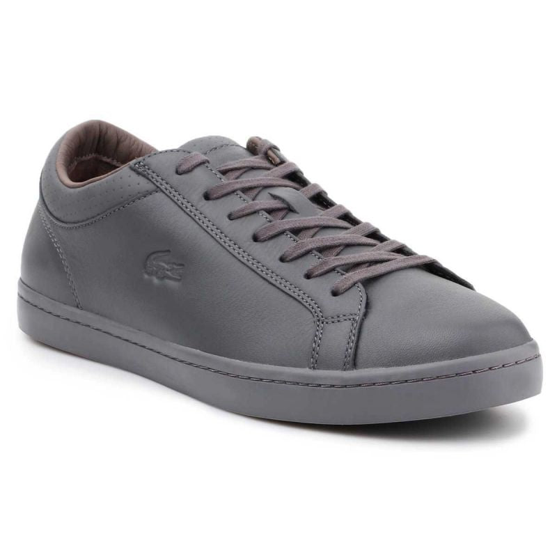 Lacoste Straightset 4 Srm Gry Leather M 30SRM4015 Footwear/Lifestyle/Lacoste Lacoste