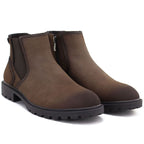 Men's high uninsulated ankle boots, brown, Vanhorn WN32307