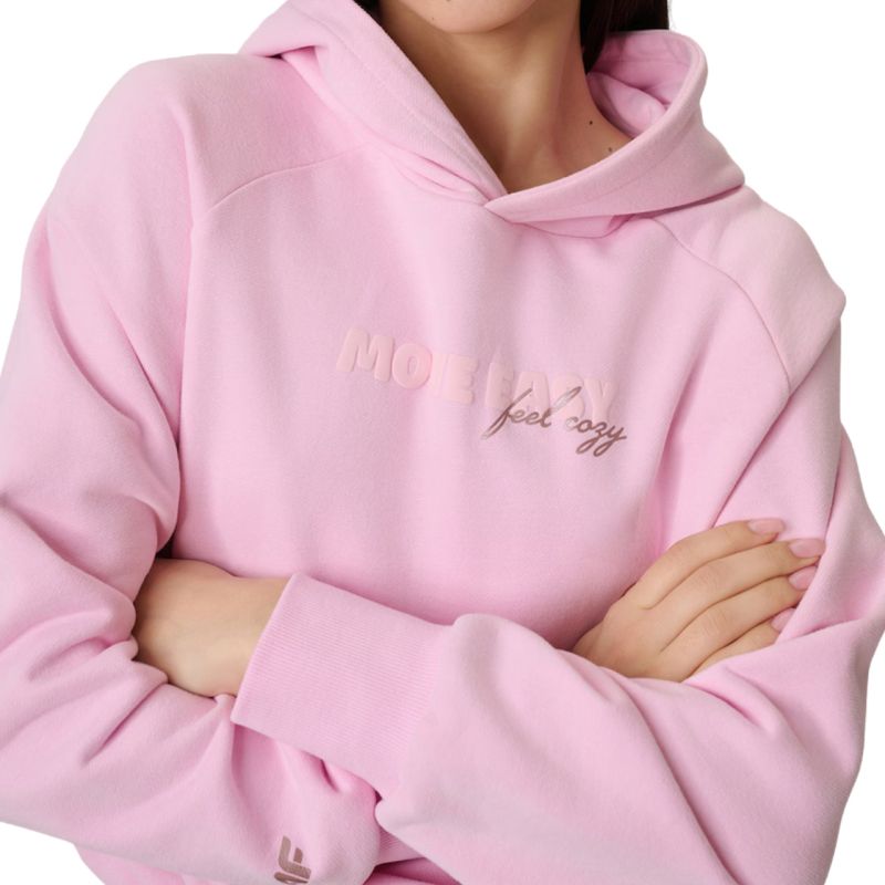 Women's sweatshirt 4F F2175 light pink 4FWSS26TSWSF2175 56S