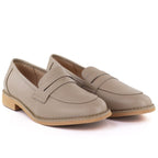 Beige leather loafers Jezzi SFY25128 To be categorized Your Sports Performance