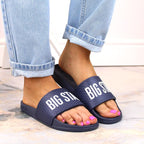 Big Star Jr foam slippers INT1908C navy blue Footwear/Outdoor/Big Star Your Sports Performance