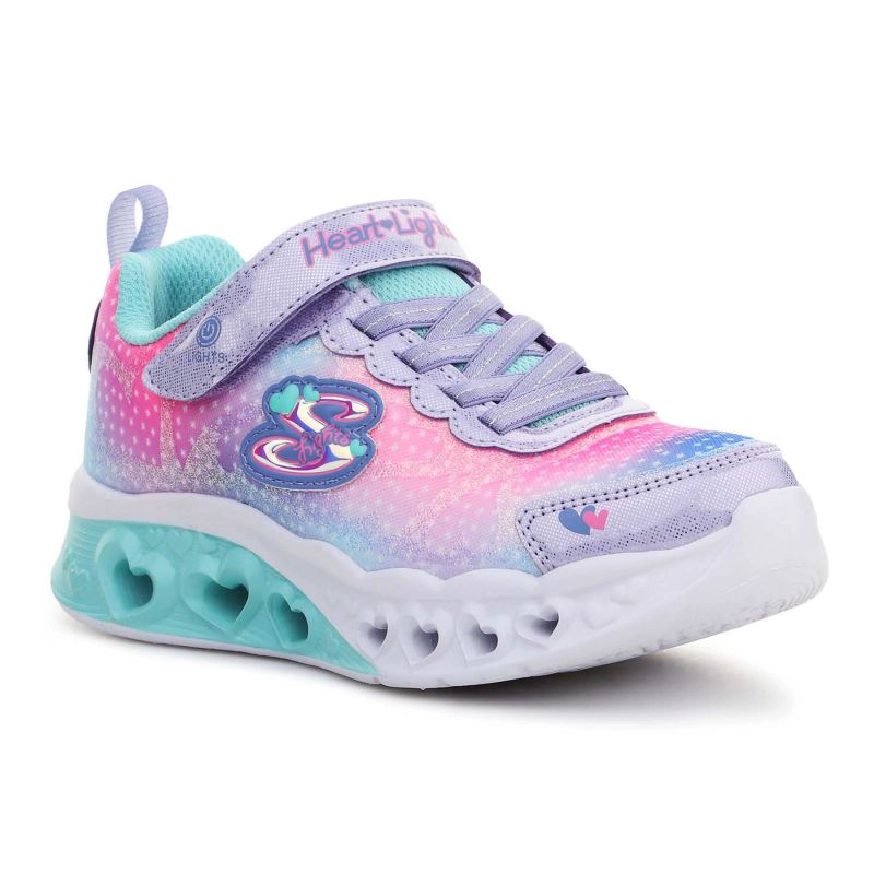 Skechers S Lights Flutter Heart Lights Jr 302315-LVMT Footwear/Lifestyle/Skechers Skechers