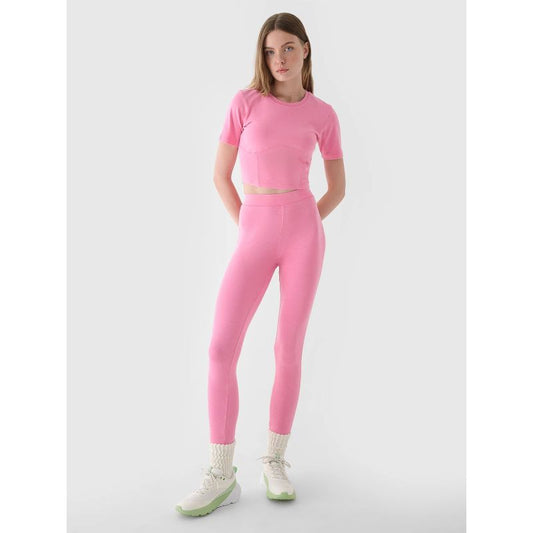 Women's crop top slim plain 4F 4FRAW24TTSHF2581-54S *Kategoria tymczasowa Your Sports Performance