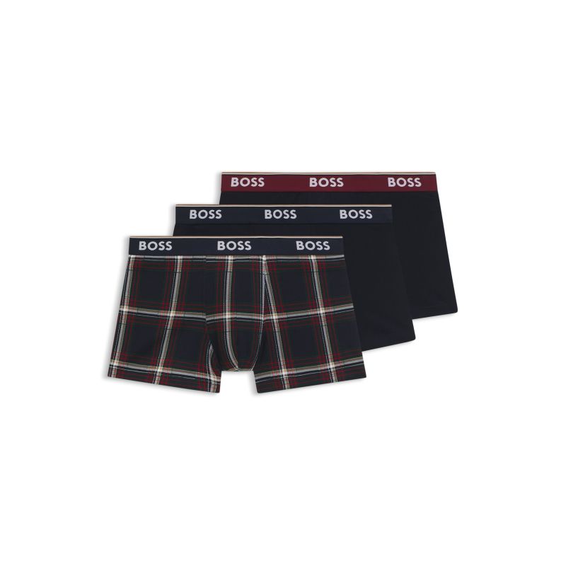 Boss Bodywear Trunk 3P Open Miscellaneous (50531701-982) To be categorized Your Sports Performance