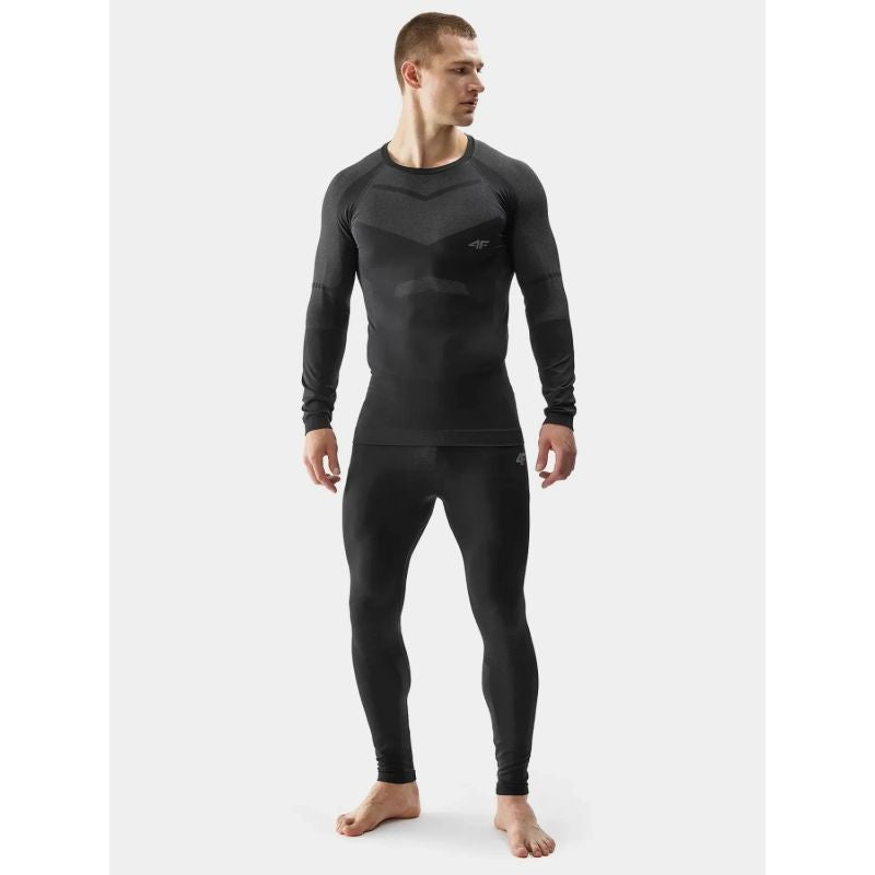 Men's seamless thermoactive underwear (TOP + BOTTOM) 4F 4FWAW26USEAM376-20S