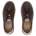 Women's leather platform sneakers, brown, Filippo DP6119
