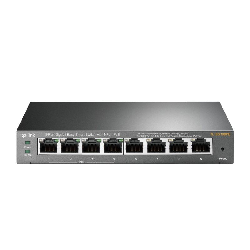 Switch TP-LINK TL-SG108PE (8x 10/100/1000Mbps) Komunikacja i łączność/Switch-e Your Sports Performance