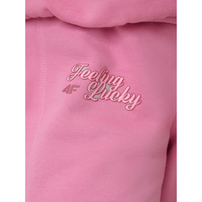 Girls' straight leg sweatpants 4F 4FJRSS26TTROF1727-54S