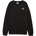 Puma Women's ESS Small No. 1 Logo Relaxed Crew Sweatshirt Black 633268 01