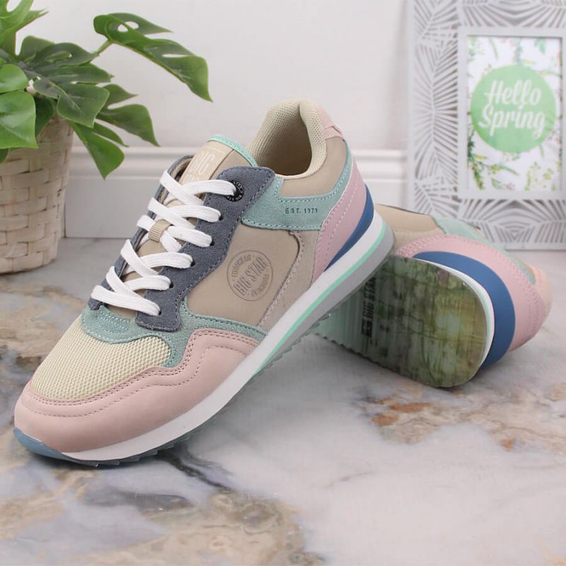 Big Star W INT1851 leather sneakers, multicolor Footwear/Lifestyle/Big Star Your Sports Performance