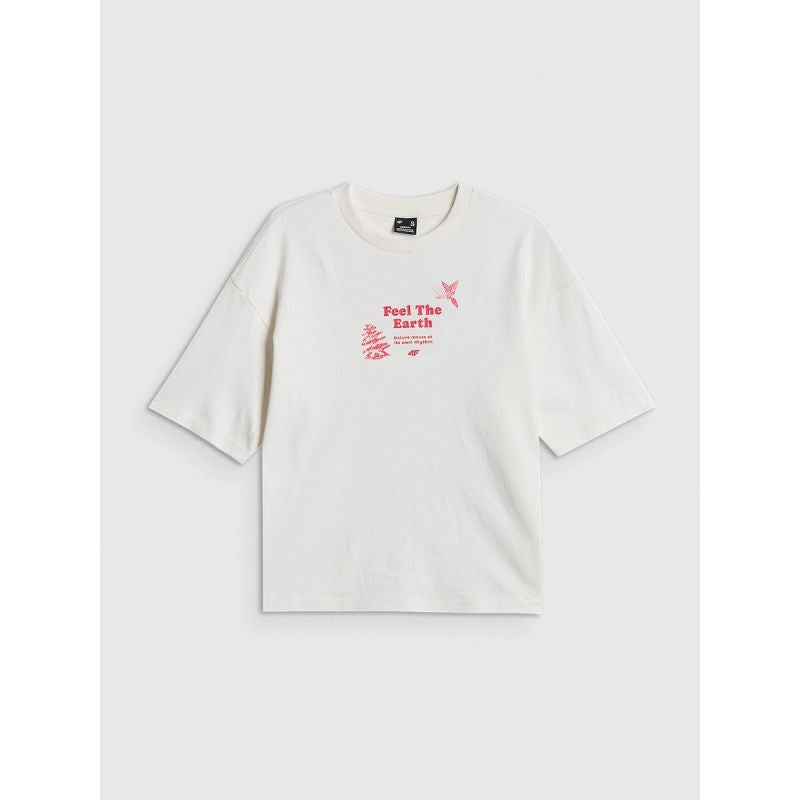 Women's regular printed T-shirt 4F 4FRSS26TTSHF3704-11S 4f