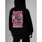 Girls' loose sweatshirt with hood 4F 4FJRSS26TSWSF2902-20S 4f
