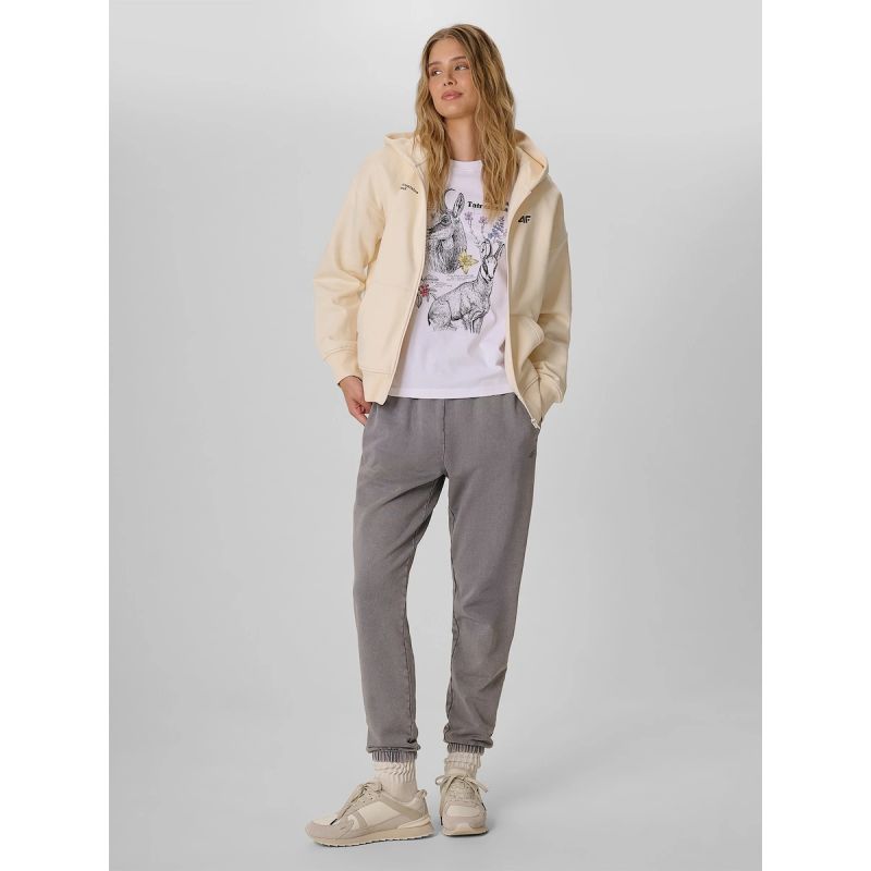 Women's jogger sweatpants 4F 4FRAW26TTROF2104-26S