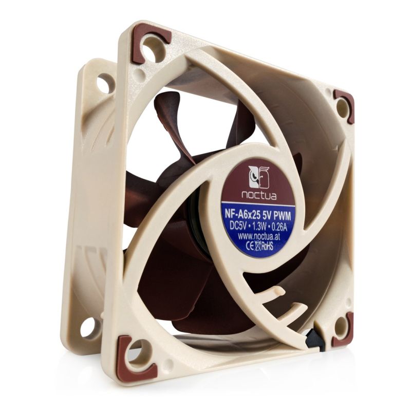 NOCTUA NF-A6x25 60x25 mm PWM 5V fan Chłodzenie/Chłodzenie - wentylatory Your Sports Performance