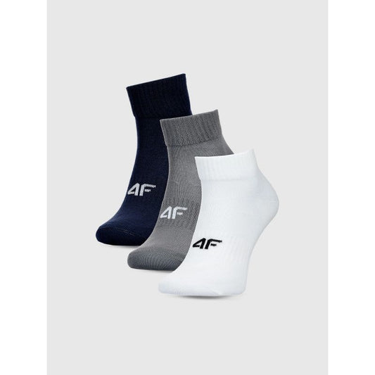 Men's casual ankle socks (SET OF 3) 4F 4FWMM00USOCM440-95S *Kategoria tymczasowa Your Sports Performance