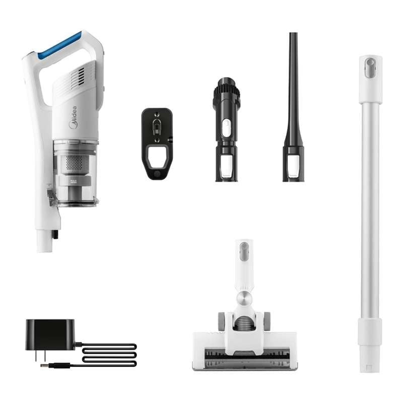 Midea Cordless Vacuum Cleaner | P5 MCS2021WB | 150 W | 21.6 V | Operating time (max) 45 min | White AGD - Produkty/Odkurzacze Your Sports Performance