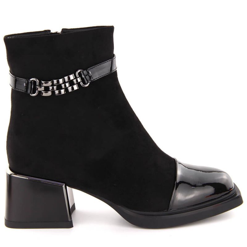 D&amp;A S.Barski ankle boots with decorative heel Premium Collection W MR880-018 OLI269A Footwear/Lifestyle/S.Barski Your Sports Performance