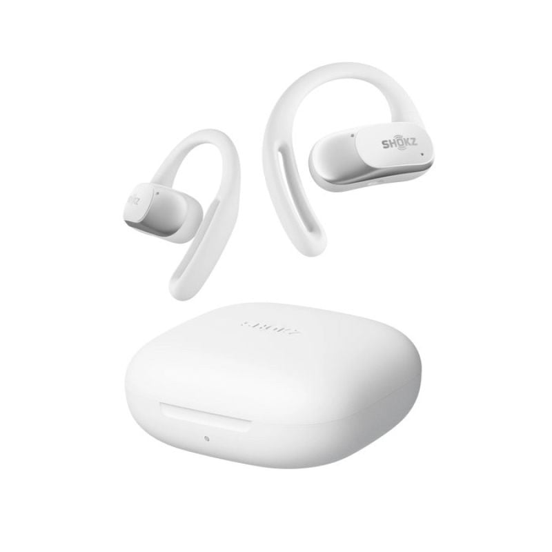 Shokz OpenFit Air Wireless In-Ear Headphones, White In preparation Your Sports Performance