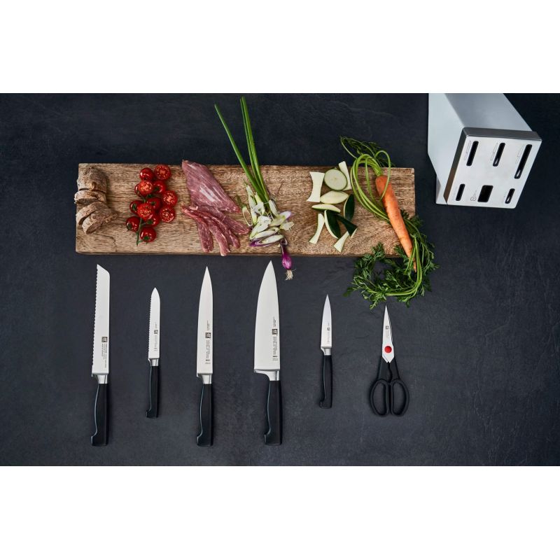 ZWILLING Four Star 35148-207-0 Self-Sharpening Knife Set, 7 Pieces, White AGD - Produkty/Sztućce i przybory kuchenne Your Sports Performance