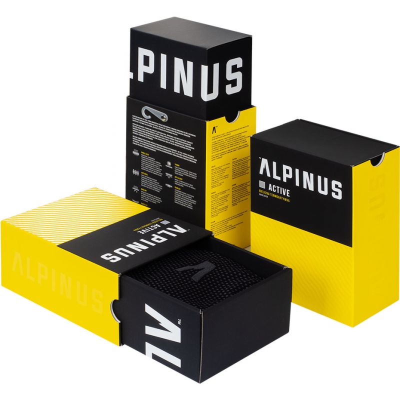 Alpinus Active Base Layer Thermoactive T-shirt black-gray W GT43180 Clothing/Ski/Alpinus Your Sports Performance