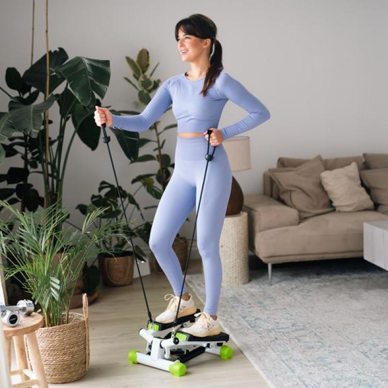 Beveled stepper with HMS S3033 cables green Accessories/Training equipment Your Sports Performance