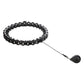 Plus size hula hoop HMS HHW12 with studs and weight, black In preparation Your Sports Performance