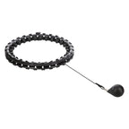 Plus size hula hoop HMS HHW12 with studs and weight, black In preparation Your Sports Performance