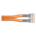 DIGITUS Duplex Installation Cable Cat.7, S/FTP, Dca, AWG 23/1, LSOH, 500m, Orange, Reel Kable, gniazda i wtyki/Kable sieciowe Your Sports Performance
