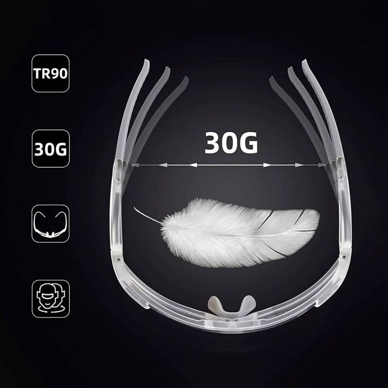 Rockbros SP291 Photochromic UV400 Cycling Glasses - White Import z Action/Rowery i akcesoria/Okulary Your Sports Performance