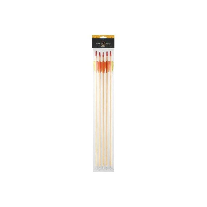 Poe Lang 30" Target Wooden Arrows - Set of 5 Import z Action/Strzelectwo/Strzały do łuków Your Sports Performance