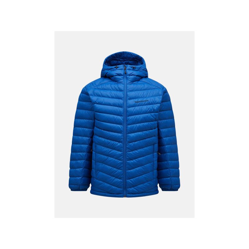 Peak Performance M Frost Down Hood Jacket Blue Import z PMSport Your Sports Performance