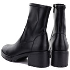 Women's black high-heeled ankle boots Potocki SZ12835