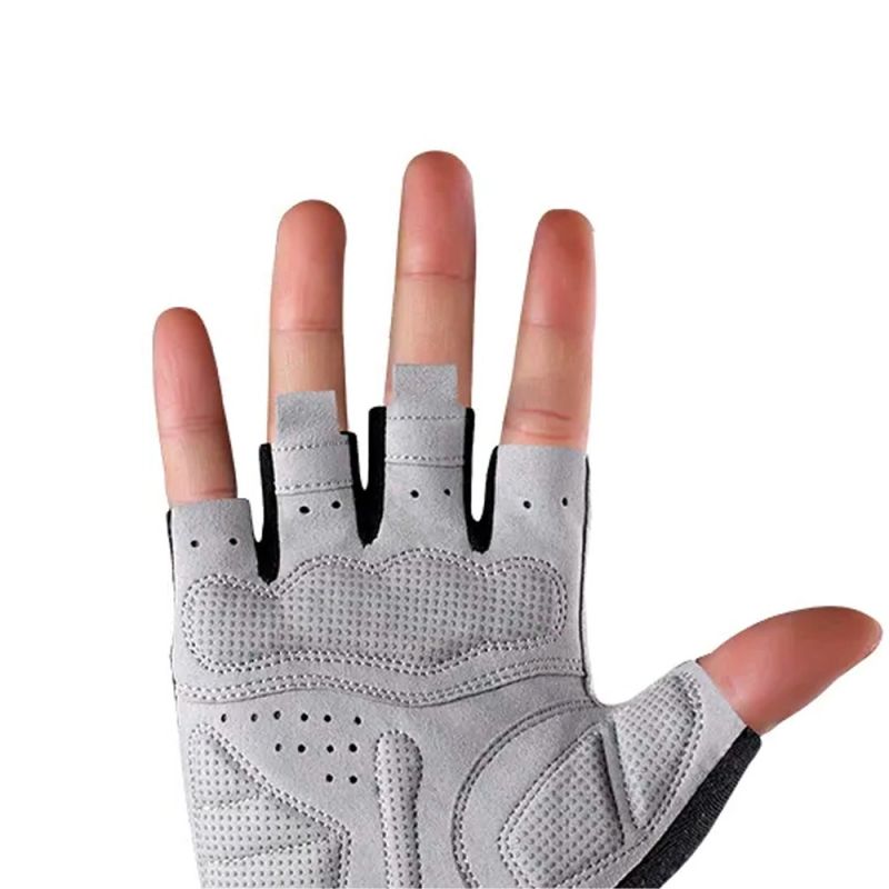 Rockbros S109GR cycling gloves, size M - gray Rockbros