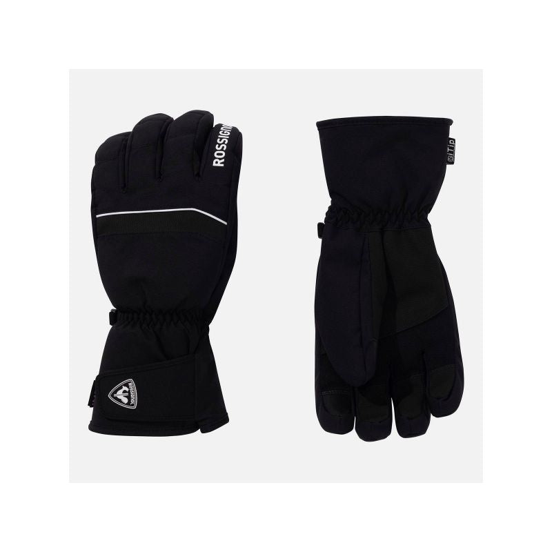 ROSSIGNOL TECH IMP’R iTip Men’s Ski Gloves, Black