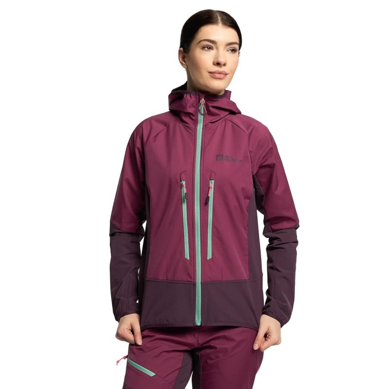 Jack Wolfskin Alpspitze Hoody Jacket Jkt W 1307391-1014 WL Clothing/Outdoor/Jack Wolfskin Your Sports Performance